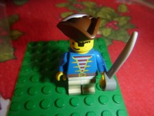 LEGO VINTAGE MINIFIG Pirate 6285-1: Black Seas Barracuda 6257  6260   10040
