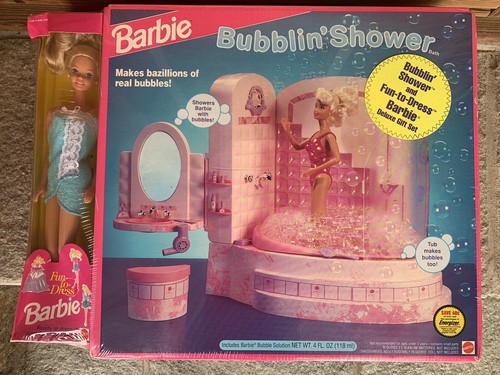 Barbie shower bath spa bubblin - bath,