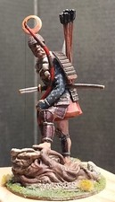 Masterclass MCFG01 54mm personaggio in metallo Samurai 16. secolo Costruito e dipinto professionale