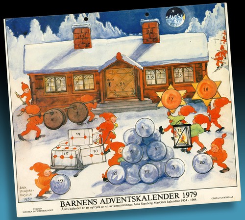 Vecchio calendario avvento - vecchio,