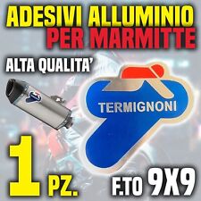 TERMIGNONI Alluminio adesivi adesivo EXAUST SCARICO resistente alte temperature