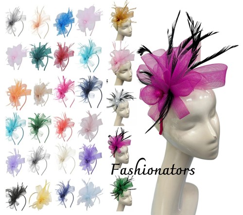 Fascia donna piume fiori - da,