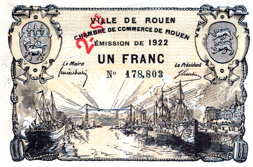 Francia franco 1922 - francia, 1