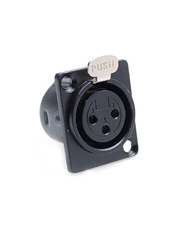 Connettore xlr femmina - femmina, da