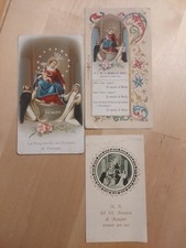 Lotto 3 santini antichi