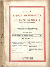 Rivista di Fisica, Matematica