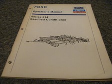 Ford New Holland 214 Seedbed