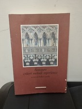 RESTAURO CRITERI METODI