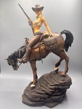 Attakus Angela On Horseback Statue. Original Box And Packaging.