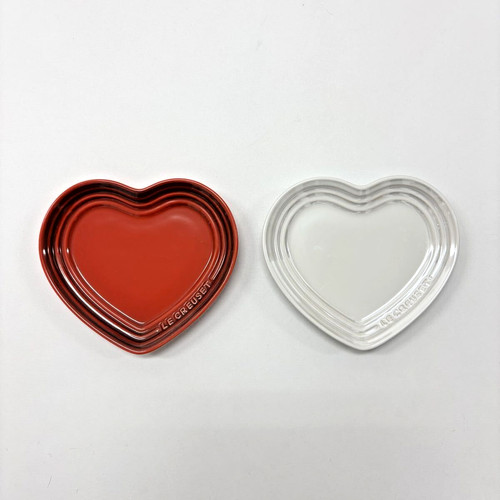 Creuset set piatti cuore - le,