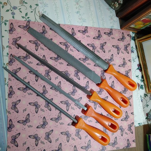 Kit set lime acciaio - acciaio, metallo