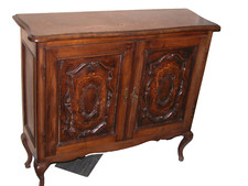 Coppia di credenzine in legno