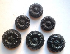 5 BOTTONI NERI  (3+2) *