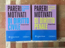 Pareri motivati di diritto civile e di diritto penale, Cedam, Esame avvocato 