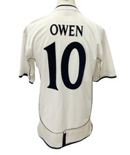 Maglia calcio 1-5 Inghilterra 2001 Owen v Germania maglia media adulti