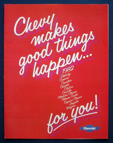 Brochure depliant 1982