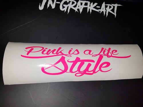 Adesivo pink life style - adesivo, is