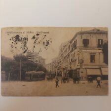 Antica Cartolina Castellammare Di Stabia Via Mazzini Animata Primi Anni '20