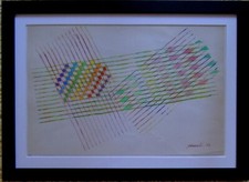 LORENZO PIEMONTI tecnica ista su carta del 2002 ''SENZA TITOLO'' (rif. 19)