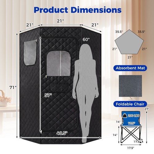 Portable far infrared sauna - portable,