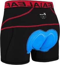 BALEAF Pantaloncini Ciclismo Uomo Imbottiti in Gel 3D Fondello MTB Traspiranti 