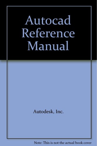 Autocad reference manual - autocad,