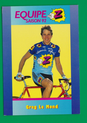 Cyclisme carte cycliste greg - cycliste,