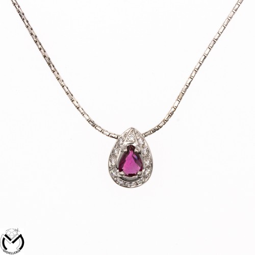 Collana oro bianco kt - bianco,
