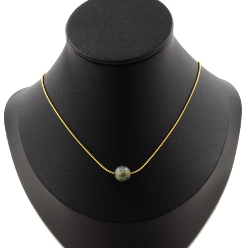 Collana perla prehnite - collana,