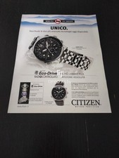 CITIZEN CRONO PILOT ECO DRIVE RADIOCONTROLLATO WATCH AD PUBBLICITA