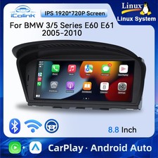 8,8 pollici per BMW E90 E91 E60 E61 M5 CCC autoradio Linux GPS CarPlay auto WIFI