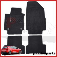 TAPPETI RENAULT CLIO IV DAL 2012 AL 2019 TAPPETINI CON RICAMO E 2 FIX SU MISURA