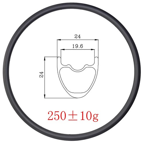 Cerchio carbonio 29er 24x24mm