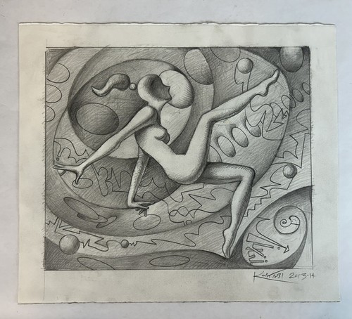 Disegno originale firmato mark - originale,