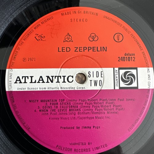 Led zeppelin 1971 rare - led,