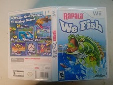 Rapala We Fish Nintendo Wii cover solo arte e custodia gioco