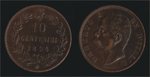 Centesimi 1894 bi - 10,