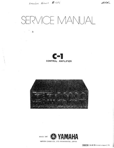 Manuale servizio per yamaha - per,