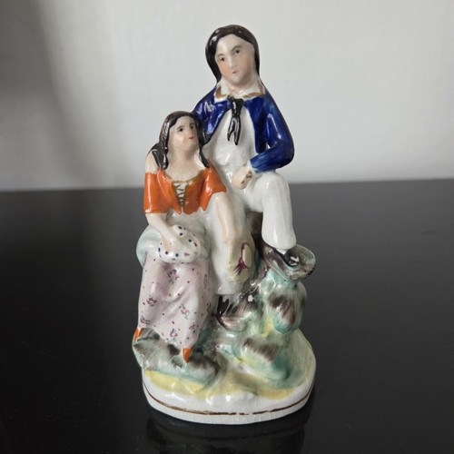 Staffordshire figurine scène - staffordshire,