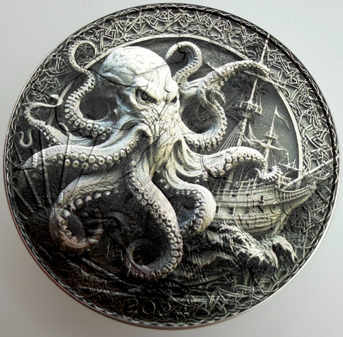 Kraken and pirate - kraken,