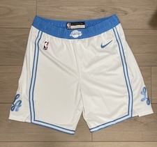 Maglia pantaloncini Lakers squadra emessa taglia 42R Elgin Baylor lore taglio professionale Nike Lebron