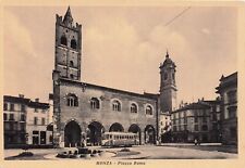 24-58C) CARTOLINA MONZA PIAZZA ROMA TRAM