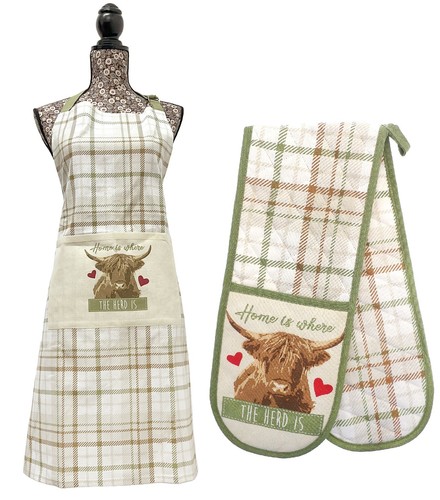 Guanti forno doppio mucca - guanti,