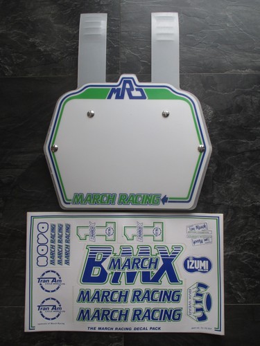 Mrd bmx number plate and - mrd,