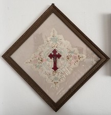 Antico quadro su seta -