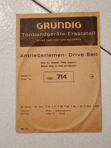 Cinghia registratore grundig - cinghia,