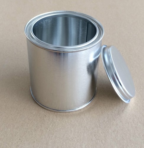 Scatola latta con - di, coperchio