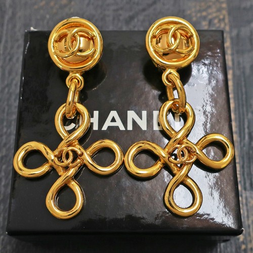 Orecchini chanel placcati oro - placcati,