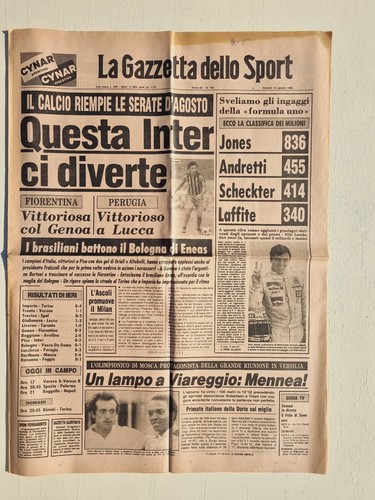 Gazzetta dello sport agosto - 15,