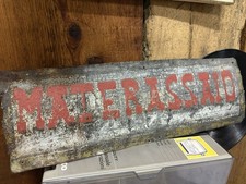 ANTICA E RARISSIMA INSEGNA “MATERASSAIO” ANNI 20/30 DIPINTA A MANO VINTAGE